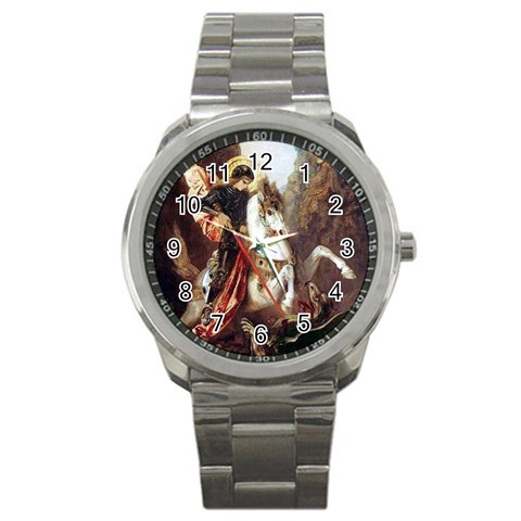 dragons4 Sport Metal Watch from ArtsNow.com Front