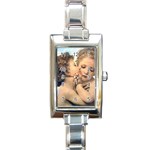 YMS-Angels%20From%20Heaven Rectangular Italian Charm Watch