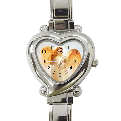 untitledER Heart Italian Charm Watch from ArtsNow.com Front