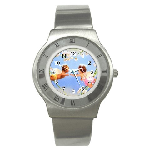 Baby%20Angels Stainless Steel Watch from ArtsNow.com Front