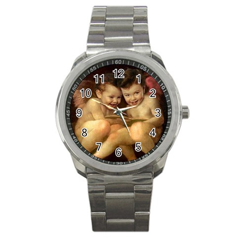 angels Sport Metal Watch from ArtsNow.com Front