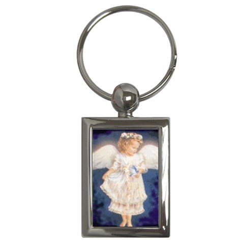 40angel_3 Key Chain (Rectangle) from ArtsNow.com Front