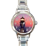 thumbnailCA4OVMAR Round Italian Charm Watch