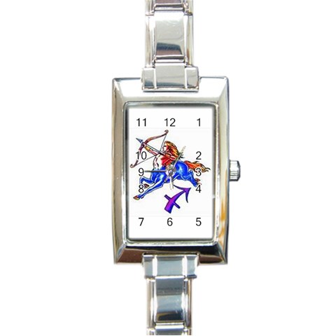 SAG Rectangular Italian Charm Watch from ArtsNow.com Front