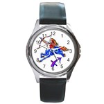 SAG Round Metal Watch