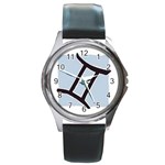 CAU2ICJ6 Round Metal Watch