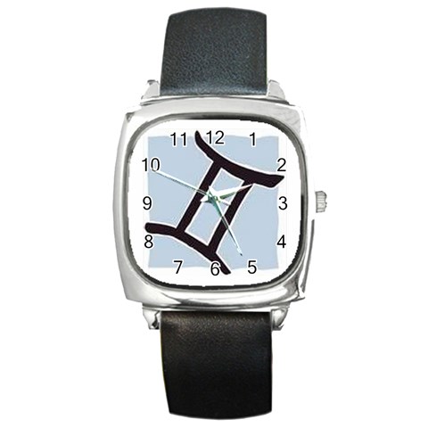 CAU2ICJ6 Square Metal Watch from ArtsNow.com Front