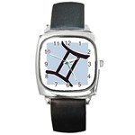 CAU2ICJ6 Square Metal Watch