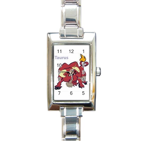 CAPZRP0K Rectangular Italian Charm Watch from ArtsNow.com Front