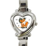 CAG1MR49 Heart Italian Charm Watch