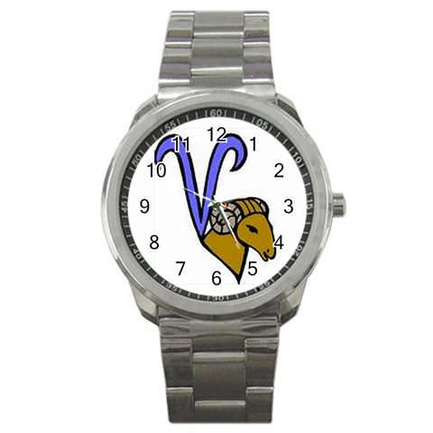 CACPUNG9 Sport Metal Watch from ArtsNow.com Front