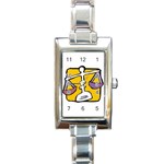 CACH2RK9 Rectangular Italian Charm Watch