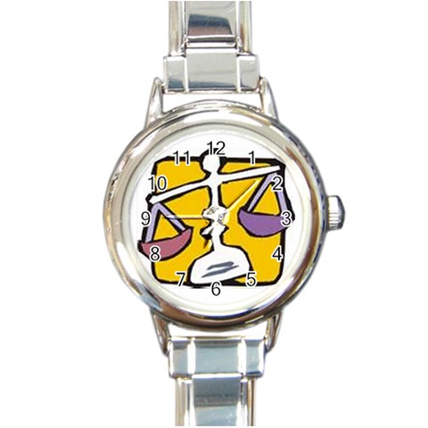 CACH2RK9 Round Italian Charm Watch from ArtsNow.com Front