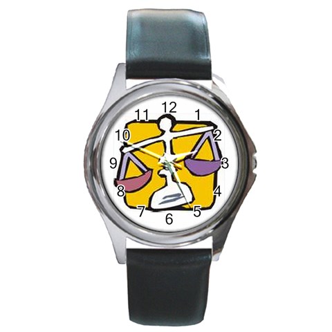 CACH2RK9 Round Metal Watch from ArtsNow.com Front