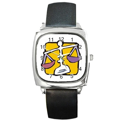 CACH2RK9 Square Metal Watch from ArtsNow.com Front