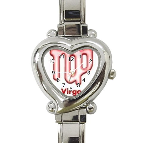 CA92SVDE Heart Italian Charm Watch from ArtsNow.com Front