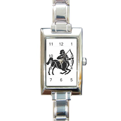 CA48EG4X Rectangular Italian Charm Watch from ArtsNow.com Front