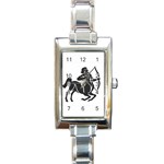 CA48EG4X Rectangular Italian Charm Watch