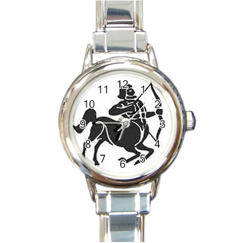 CA48EG4X Round Italian Charm Watch from ArtsNow.com Front