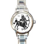 CA48EG4X Round Italian Charm Watch