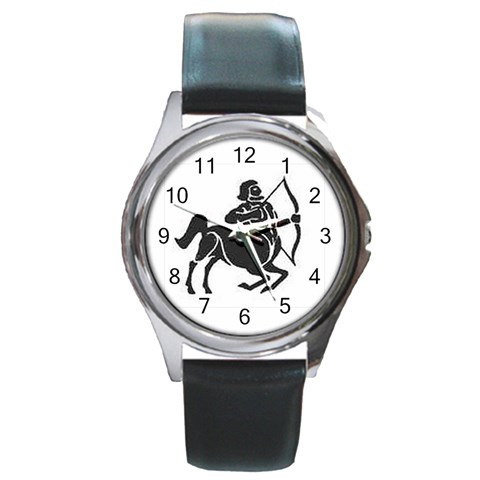 CA48EG4X Round Metal Watch from ArtsNow.com Front