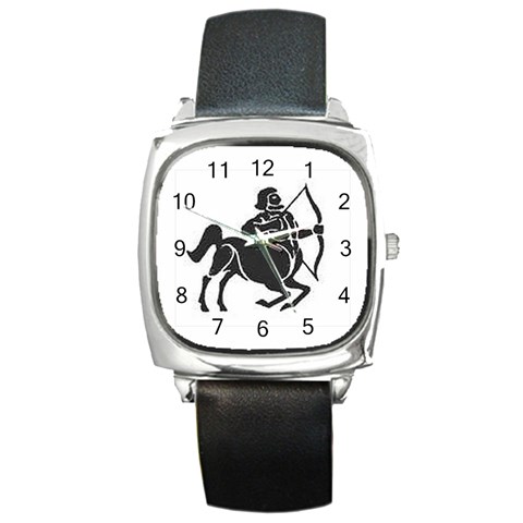 CA48EG4X Square Metal Watch from ArtsNow.com Front