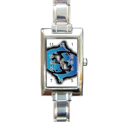 CA0V8T05 Rectangular Italian Charm Watch from ArtsNow.com Front