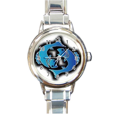 CA0V8T05 Round Italian Charm Watch from ArtsNow.com Front