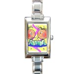 CA0AGGYY Rectangular Italian Charm Watch