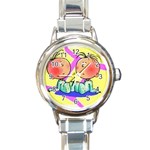 CA0AGGYY Round Italian Charm Watch