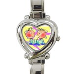 CA0AGGYY Heart Italian Charm Watch