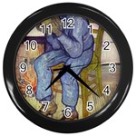 fine paintings Wall Clock (Black)