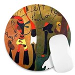 a_Joan_Miro__1 Round Mousepad