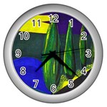 fine paintings Wall Clock (Silver)