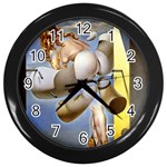 fine paintings Wall Clock (Black)