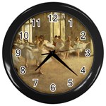 fine paintings Wall Clock (Black)