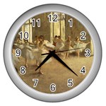 fine paintings Wall Clock (Silver)