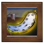 dali-clock-shot Framed Tile