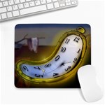 dali-clock-shot Large Mousepad