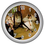 fine paintings Wall Clock (Silver)