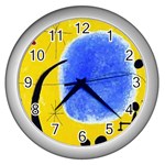 fine paintings Wall Clock (Silver)