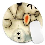 joan_miro_aquarela Round Mousepad