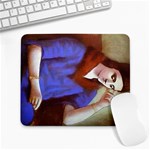 olga-picasso Large Mousepad