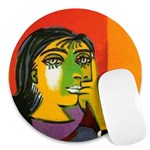 Pablo-Picasso-Dora-Maar-83723 Round Mousepad