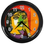 fine paintings Wall Clock (Black)