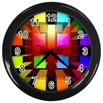 fine paintings Wall Clock (Black)