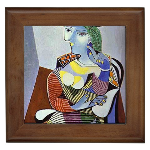 picasso_marie1937 Framed Tile from ArtsNow.com Front