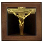 Salvador-Dali-Christ-Of-St-John-of-the-Cross-10401 Framed Tile