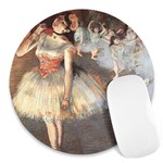 Thought-and-Art-Dance-the-Star-Edgar-Degas Round Mousepad