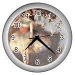 fine paintings Wall Clock (Silver)